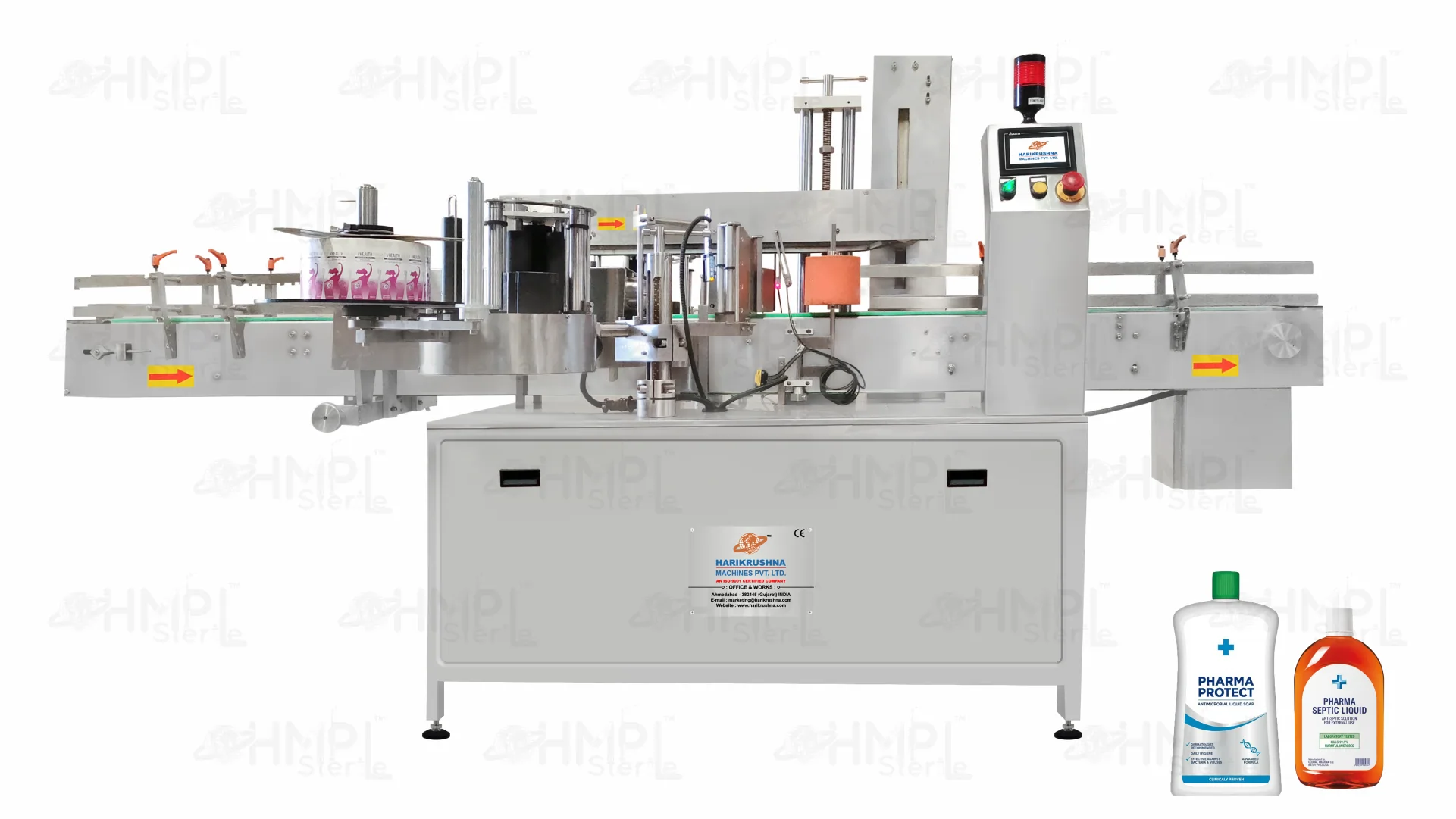 Automatic Double-Side Sticker Labelling Machine-HMPL Sterile