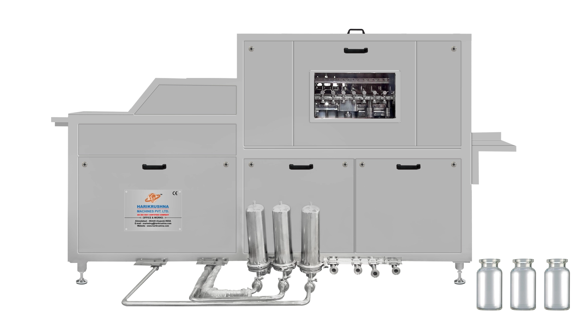 Automatic Linear Vial Washing Machine - HMPL Sterile