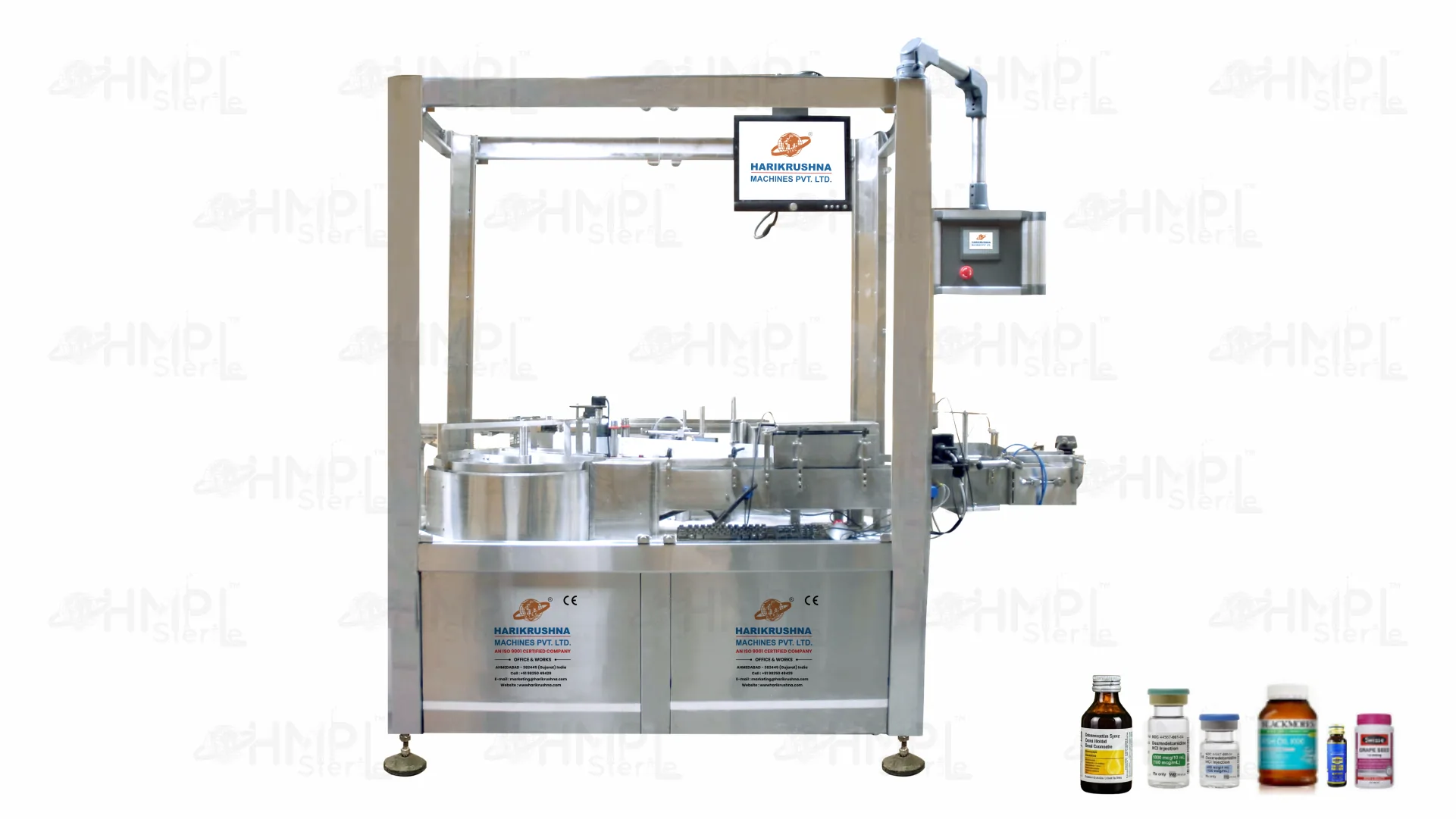 Automatic Sticker Labelling Machine with Turntable-HMPL Sterile