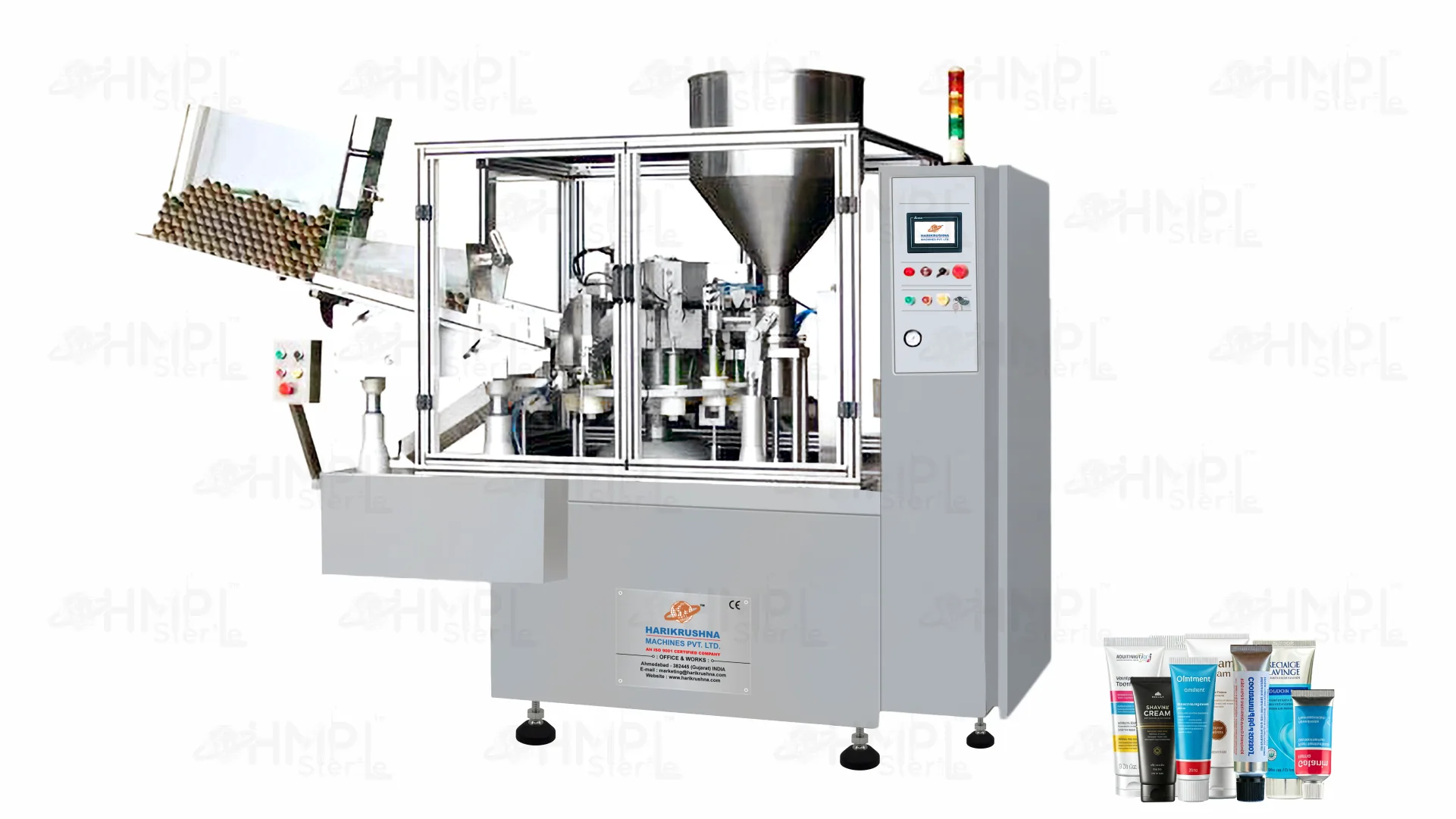 Automatic Tube Filling, Sealing and Coding Machine