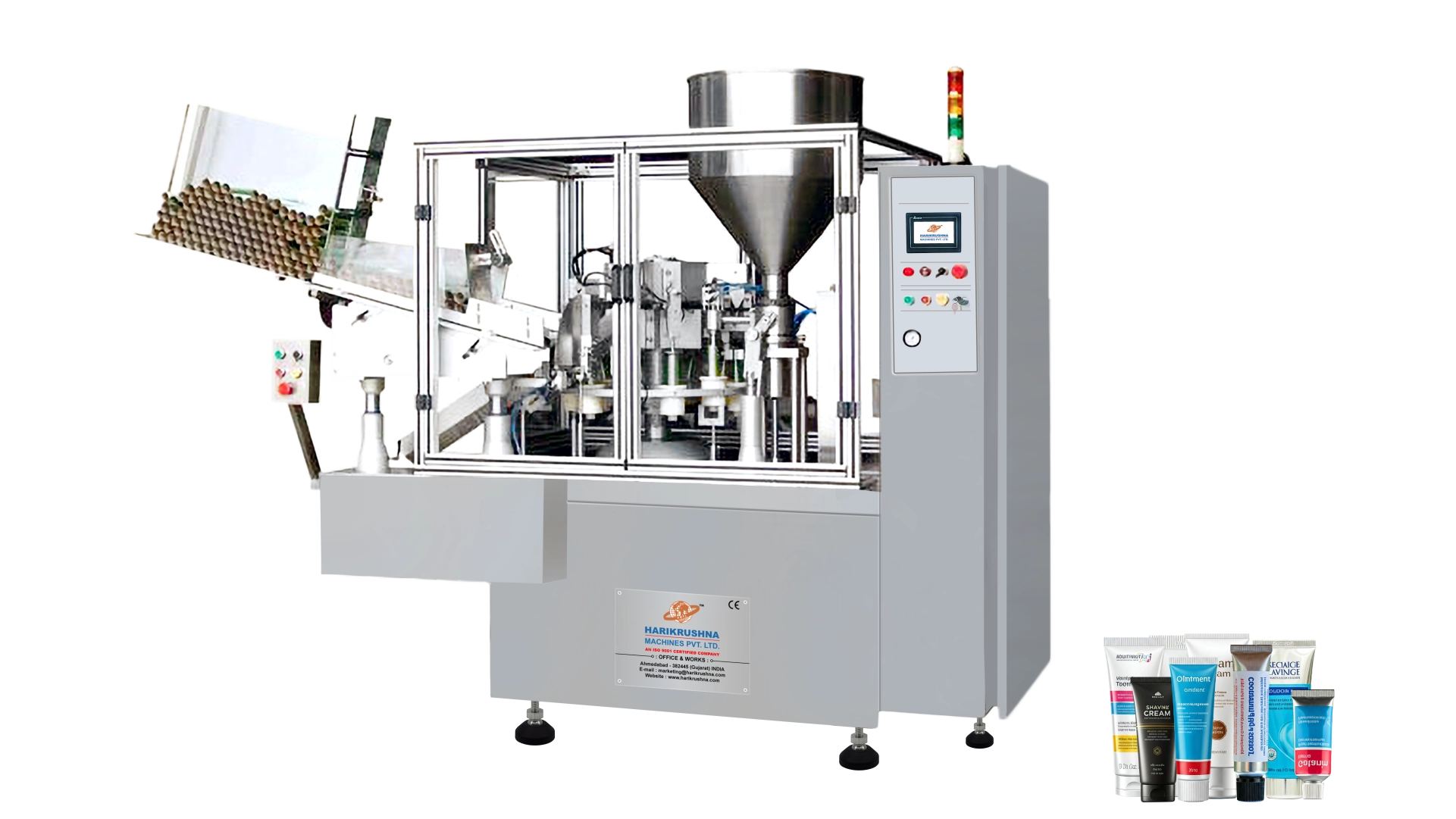 Automatic Tube Filling, Sealing and Coding System