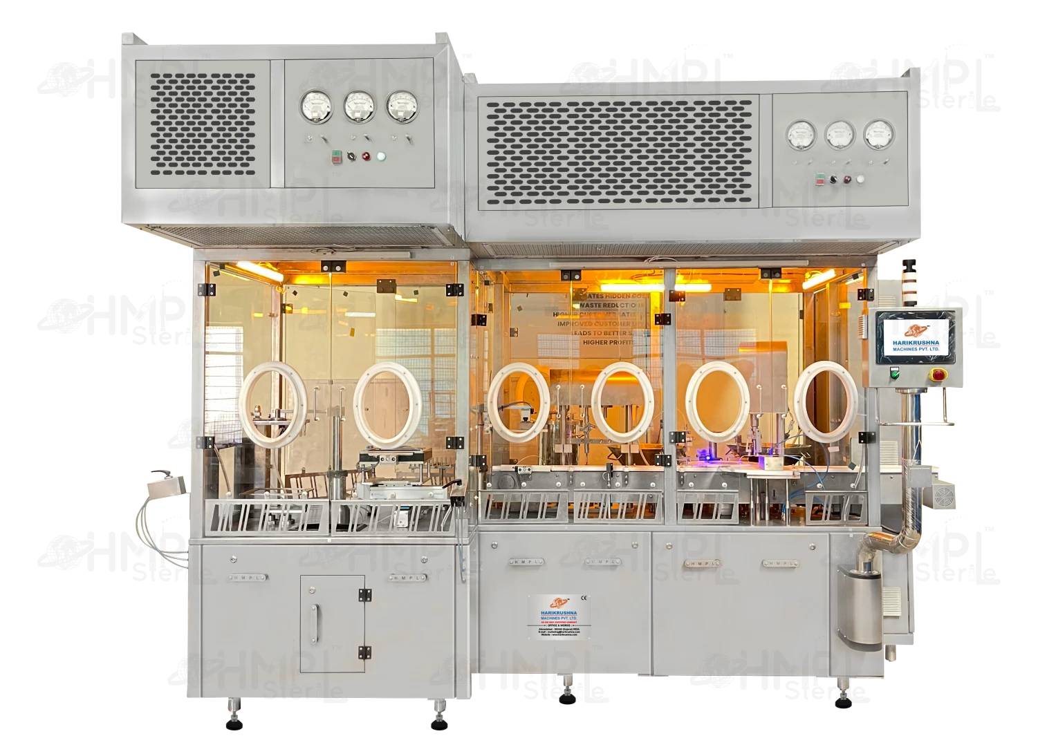 Automatic Vial Filling and Rubber Stoppering Machine with LAF (Laminar Air Flow) System