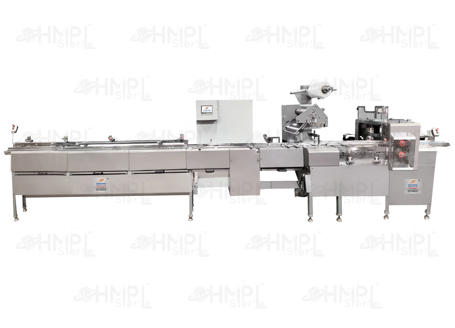 Horizontal Flow Wrap Machine for IV Bottles