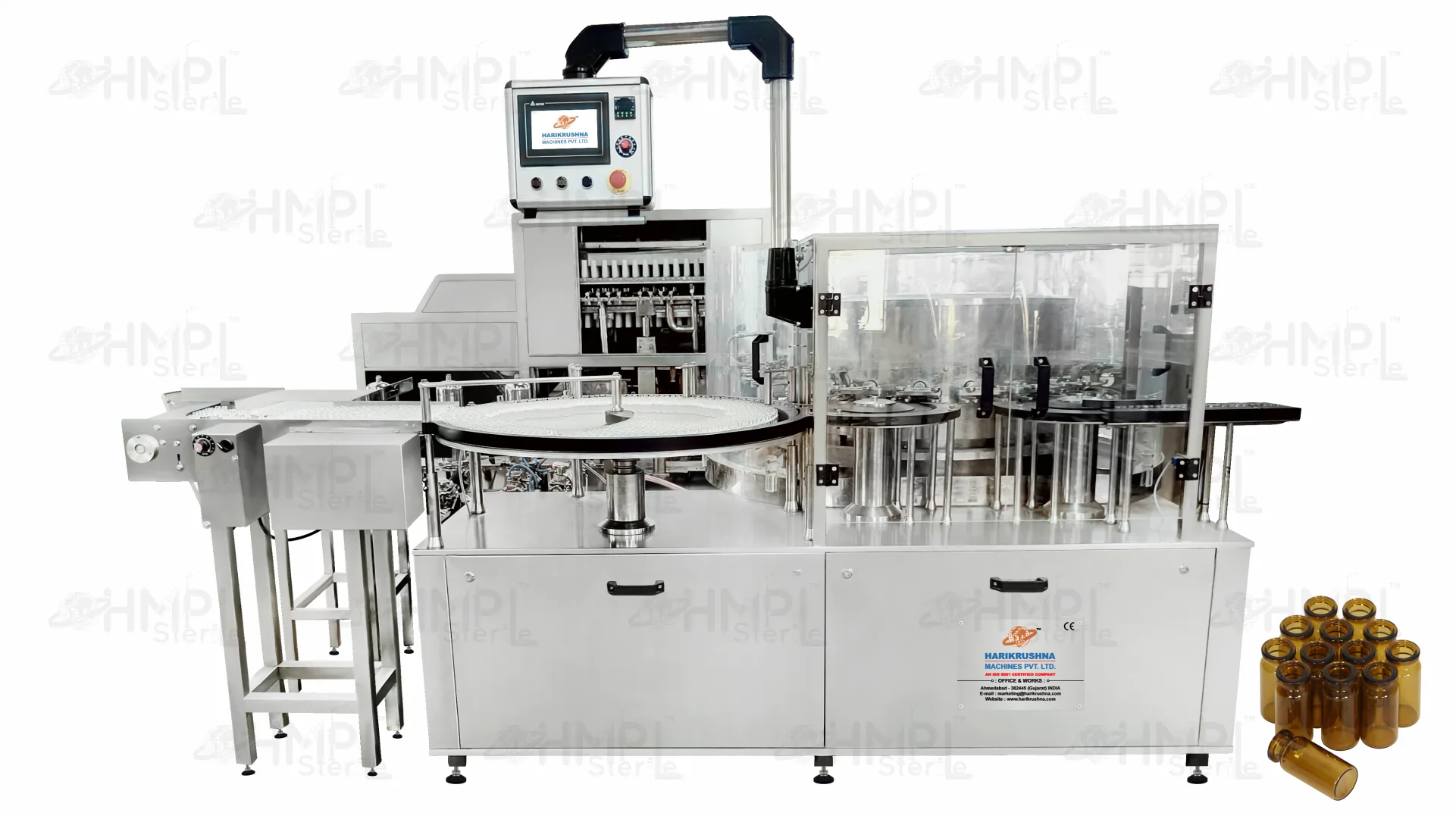 Automatic High-Speed Rotary Vial Washing Machine