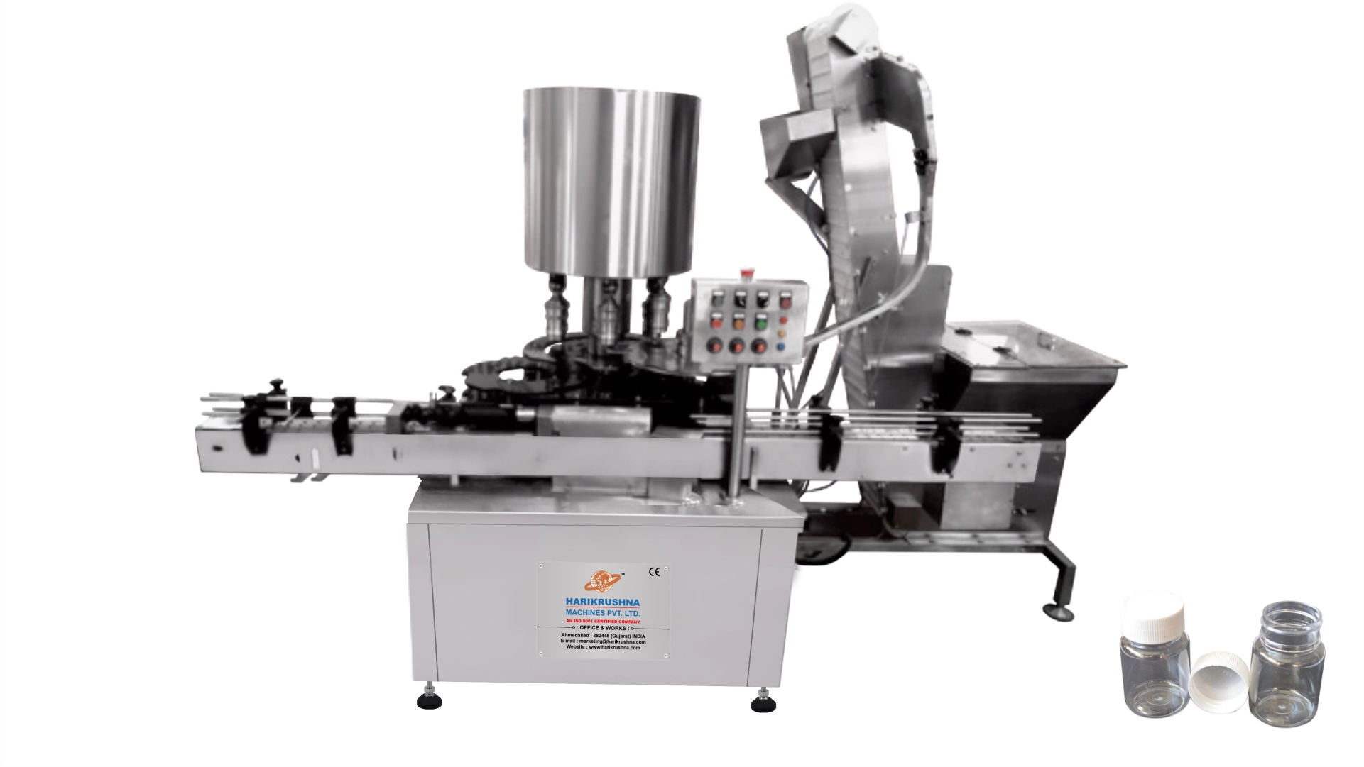 Automatic Rotary Screw Cap Sealing Machine