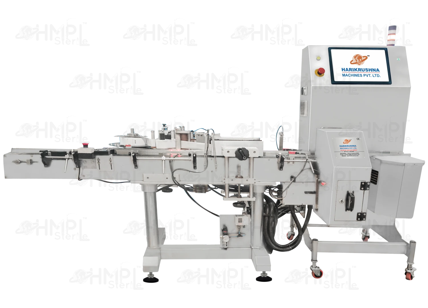 Automatic Sticker Labelling Machine with 21 CFR System