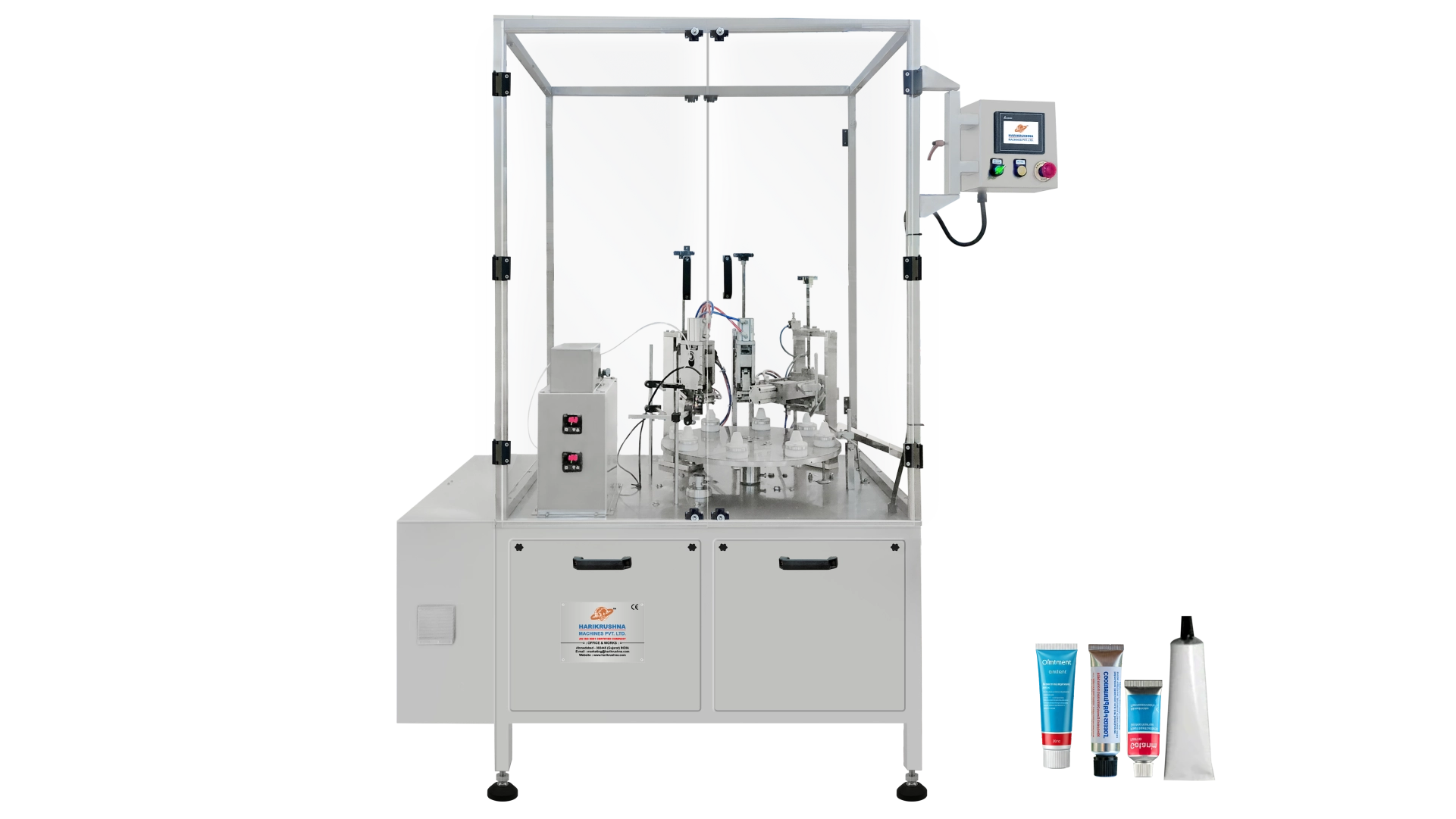 Semi-Automatic Tube Filling, Sealing and Coding System