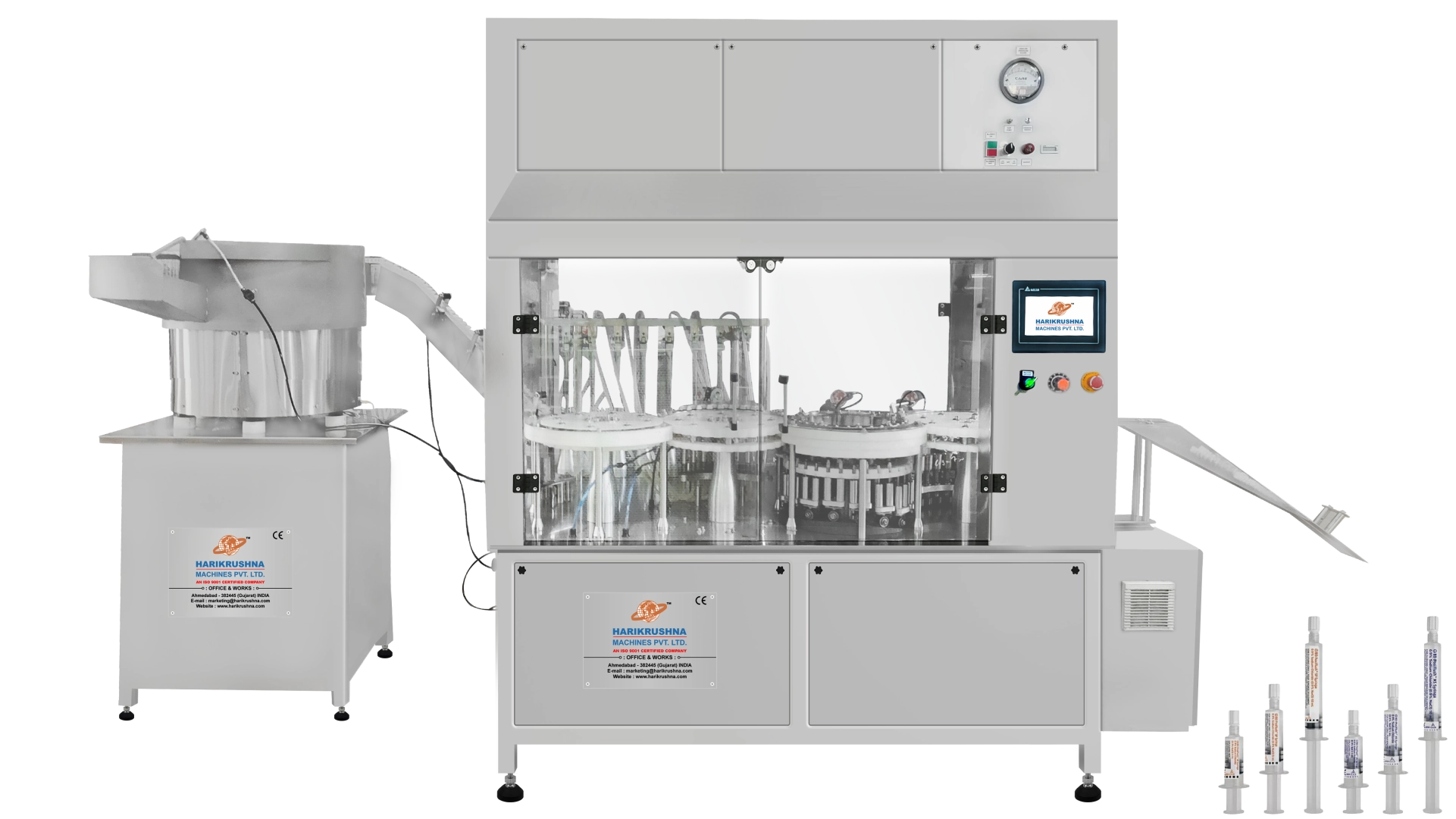 Pre-Filled Flush Syringe Filling and Capping Machine with Reverse System by HMPL Sterile