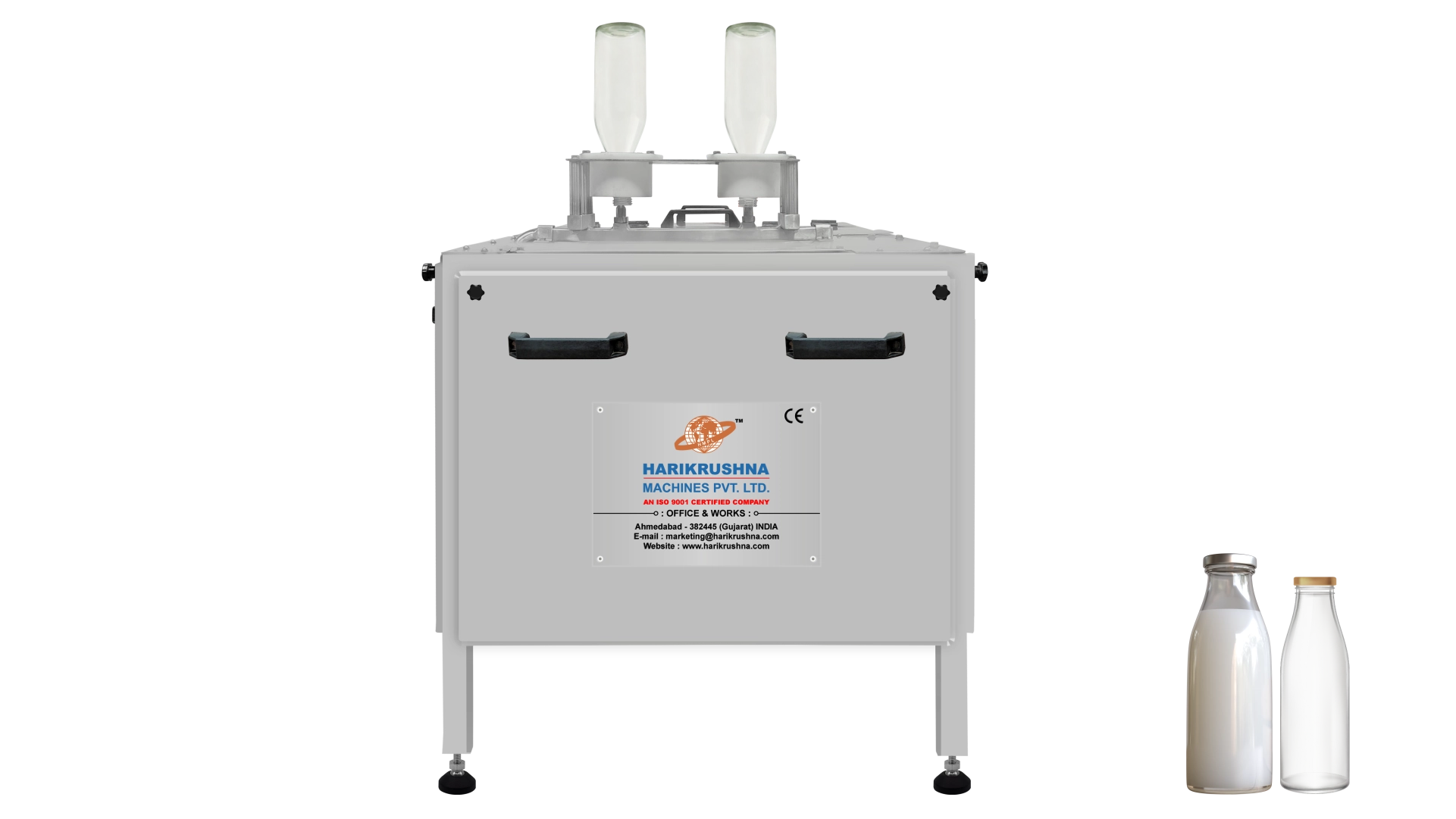 Semi-Automatic Bottle Washing Machine-HMPL
